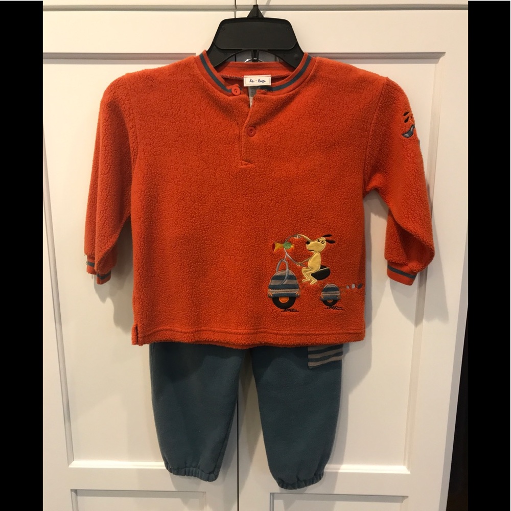 Le Top Boys 2 piece adorable scooter set